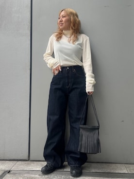 山﨑絢音さん(レディース・155cm)の冬コーディネート