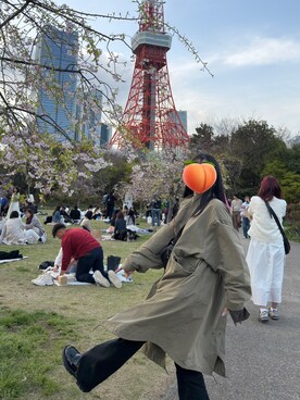 「UNIQLO（ユニクロ）のアイテム（ローファー）」を使った、Sumiさん（レディース・156cm）の秋コーディネート