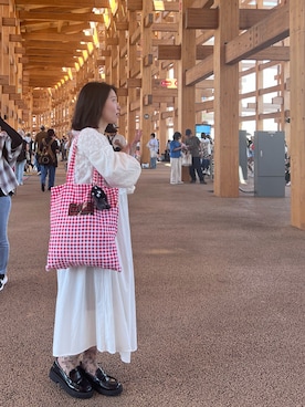 「アイテム（ローファー）」を使った、Sumiさん（レディース・156cm・20代）の秋コーディネート