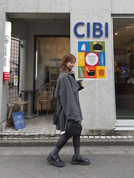 「アイテム（トレンチコート）」を使った、シホ🌷さん（レディース・155cm）の秋コーディネート