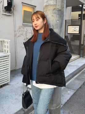 「tiptop（ティップトップ）のアイテム」を使った、シホ🌷さん（レディース・155cm）の冬コーディネート