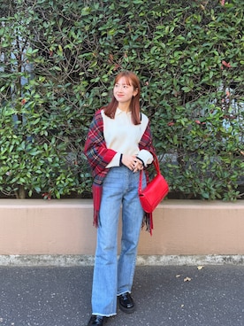 「tiptop（ティップトップ）のアイテム」を使った、シホ🌷さん（レディース・155cm）の冬コーディネート
