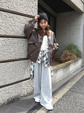 「アイテム（Tシャツ/カットソー）」を使った、シホ🌷さん（レディース・155cm・20代）の秋コーディネート