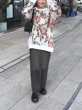 「tiptop（ティップトップ）のアイテム」を使った、シホ🌷さん（レディース・155cm）の秋コーディネート