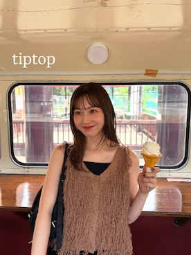 「tiptop」｜シホ🌷さん（レディース・155cm）の夏コーディネート