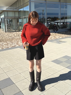 「tiptop（ティップトップ）のアイテム」を使った、シホ🌷さん（レディース・155cm）の秋コーディネート