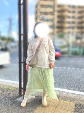 「Fabby fabby（ファビィーファビィー）のアイテム」を使った、tuan putri さん（レディース・150cm）の春コーディネート