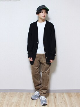 「pairpair」｜「アイテム（帽子）」を使った、tom🐶さん（メンズ・167cm）の秋コーディネート