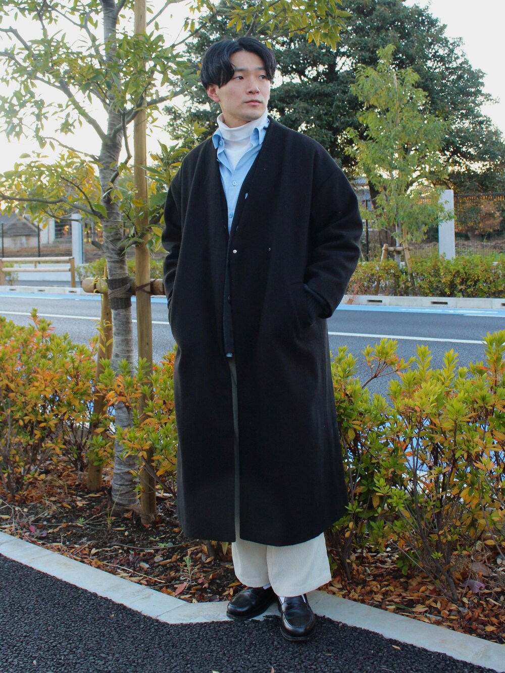 UNIQLO（ユニクロ）の「ウールブレンドラップコート（その他アウター 