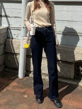 「Zipper（ジッパー）のアイテム」を使った、K_12◡̈*.。さん（レディース・163cm）の秋コーディネート