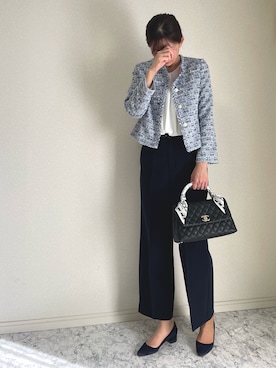 「アイテム（ジャケット/アウター）」を使った、sayakaさん（レディース・170cm）の秋コーディネート