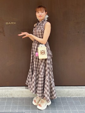 「snidel」｜ayame🐰低身長女子コーデ♡さん（レディース・152cm）の夏コーディネート