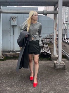 「ATTISESSION（アティセッション）のアイテム（その他アウター）」を使った、yoshizumiさん（レディース・158cm）の秋コーディネート