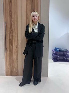 「ATTISESSION（アティセッション）のアイテム（テーラードジャケット）」を使った、yoshizumiさん（レディース・158cm）の秋コーディネート