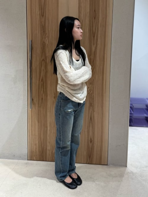 ATTISESSION＞スリム ストレート デニム パンツ（その他パンツ