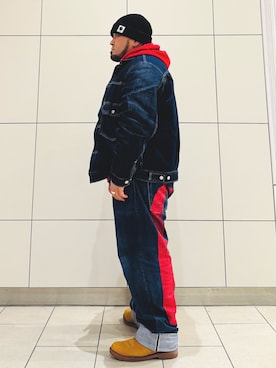 ぬ〜さんさん（メンズ・165cm）の冬コーディネート