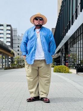 「RALPH LAUREN（ラルフ ローレン）のアイテム」を使った、ぬ〜さんさん（メンズ・165cm）の春コーディネート