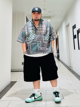 ぬ〜さんさん（メンズ・165cm）の夏コーディネート