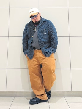 ぬ〜さんさん(メンズ・165cm)の冬コーディネート