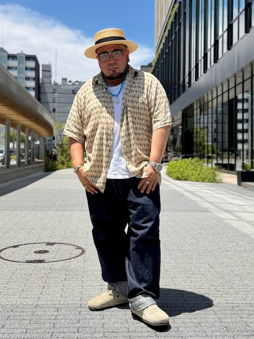 OVERRIDE  STRAW BRAID BOATER / オーバーライド