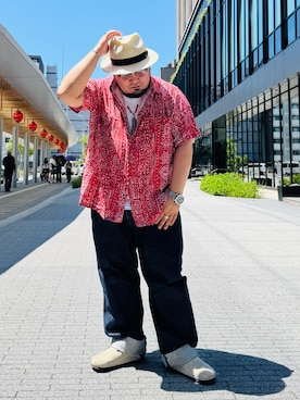 「アイテム（腕時計）」を使った、ぬ〜さんさん（メンズ・165cm）の夏コーディネート