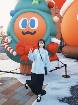 「NET（ネット）のアイテム」を使った、yyennnさん（レディース・155cm）の冬コーディネート