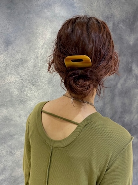 「ヘアアクセ」｜「アイテム（ワンピース/ドレス）」を使った、zakkyさん（レディース・151cm）の秋コーディネート