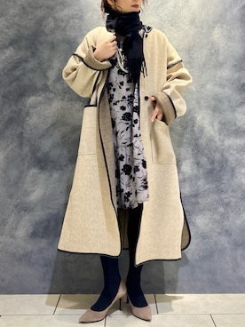 「kastane_ootd」｜「アイテム（その他アウター）」を使った、zakkyさん（レディース・151cm）の冬コーディネート