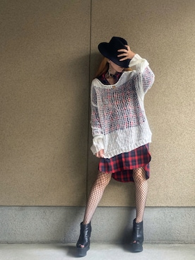 「アイテム（ブーティ）」を使った、A☆Fさん（レディース・153cm）の秋コーディネート