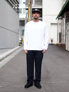 田中貴大さん（メンズ・168cm）の春コーディネート