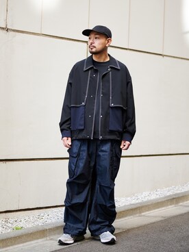 田中貴大さん（メンズ・168cm）の春コーディネート