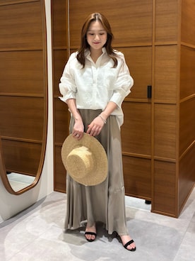 「Rouge vif（ルージュヴィフ）のアイテム」を使った、MIHIROさん（レディース・154cm）の春コーディネート