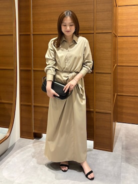 「Rouge vif（ルージュヴィフ）のアイテム」を使った、MIHIROさん（レディース・154cm）の春コーディネート