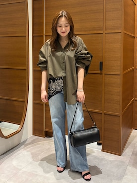 「upperhights（アッパーハイツ）のアイテム」を使った、MIHIROさん（レディース・154cm）の春コーディネート