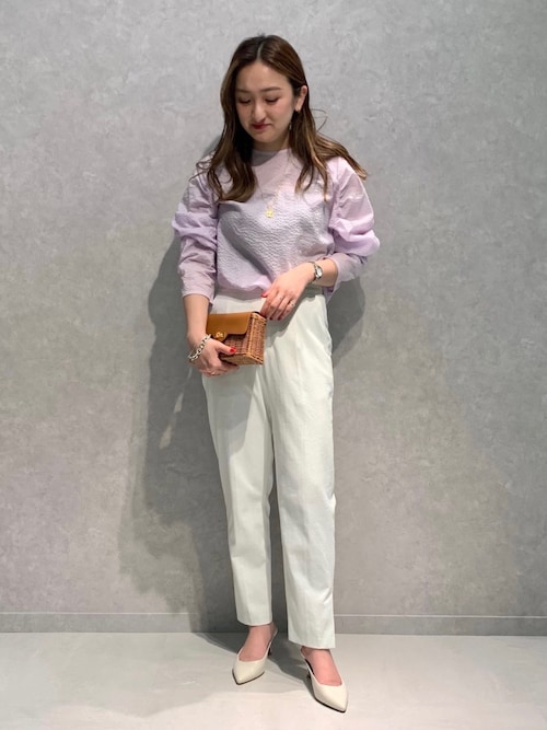 Zozotown ルージュヴィフラクレ 有楽町 ルージュヴィフ トレンチコート ベージュ ライナー付 ルージュ・ヴィフ ラクレ ルミネ有楽町店MIHIROさんのニット セーターを使ったコーディネート - ZOZOTOWN