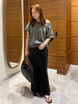 「Rouge vif（ルージュヴィフ）のアイテム」を使った、MIHIROさん（レディース・154cm）の春コーディネート