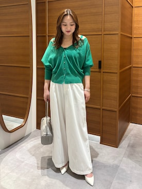 「Rouge vif（ルージュヴィフ）のアイテム」を使った、MIHIROさん（レディース・154cm）の春コーディネート