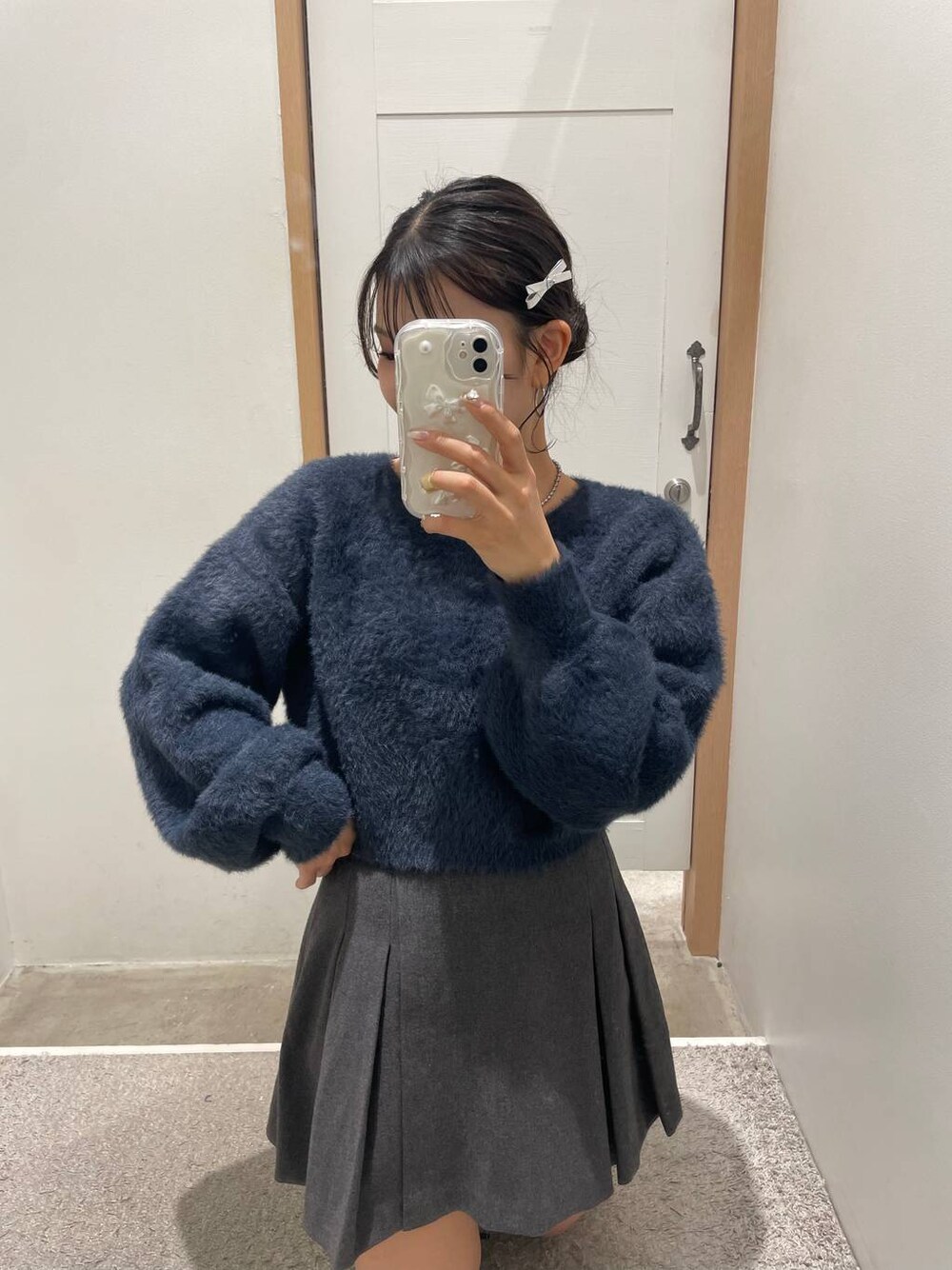 Heather（ヘザー）の「ショートシャギーニット 996776（ニット