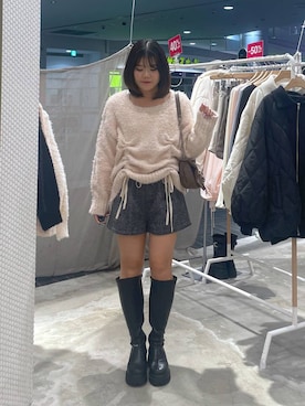 mioさん（レディース・157cm）の冬コーディネート