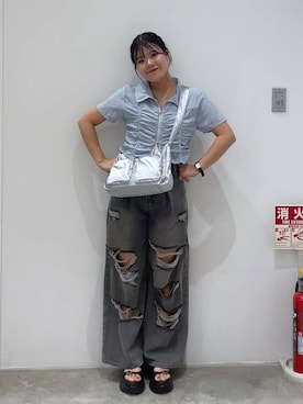 mioさん(レディース・157cm)の夏コーディネート