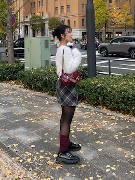 mioさん（レディース・157cm）の冬コーディネート