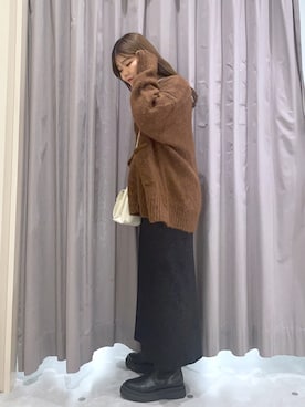 mioさん（レディース・157cm）の冬コーディネート