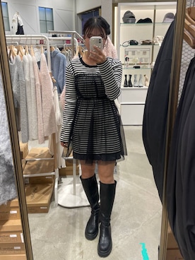 mioさん（レディース・157cm）の冬コーディネート