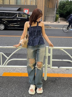 mioさん（レディース・157cm）の夏コーディネート