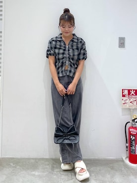「アイテム（パンツ）」を使った、mioさん（レディース・157cm・20代）の夏コーディネート
