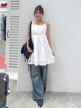 mioさん（レディース・157cm）の夏コーディネート