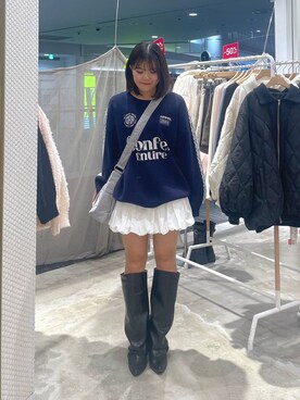 mioさん（レディース・157cm）の冬コーディネート