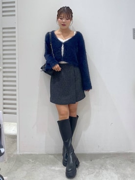 「アイテム（アンサンブル）」を使った、mioさん（レディース・157cm）の秋コーディネート