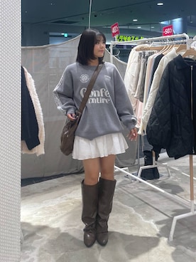 mioさん（レディース・157cm）の冬コーディネート