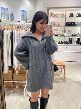 「アイテム（ワンピース/ドレス）」を使った、mioさん（レディース・157cm・20代）の秋コーディネート